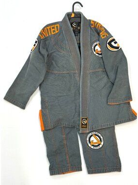 Team Jucao Brazilian Jiu Jitsu Gi Top and Bottom Size C3 Dark Grey